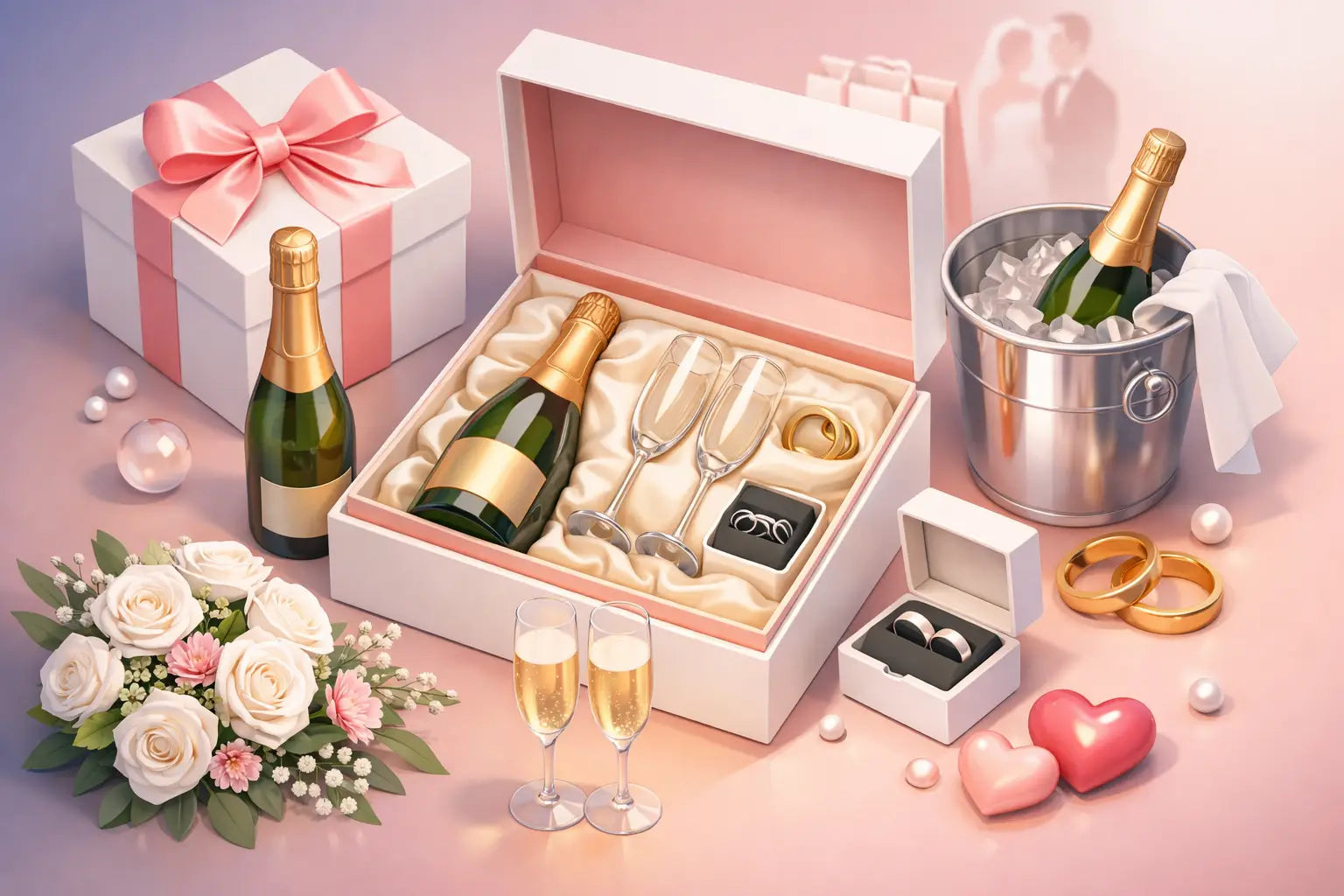 Choosing a Wedding Champagne Gift Set