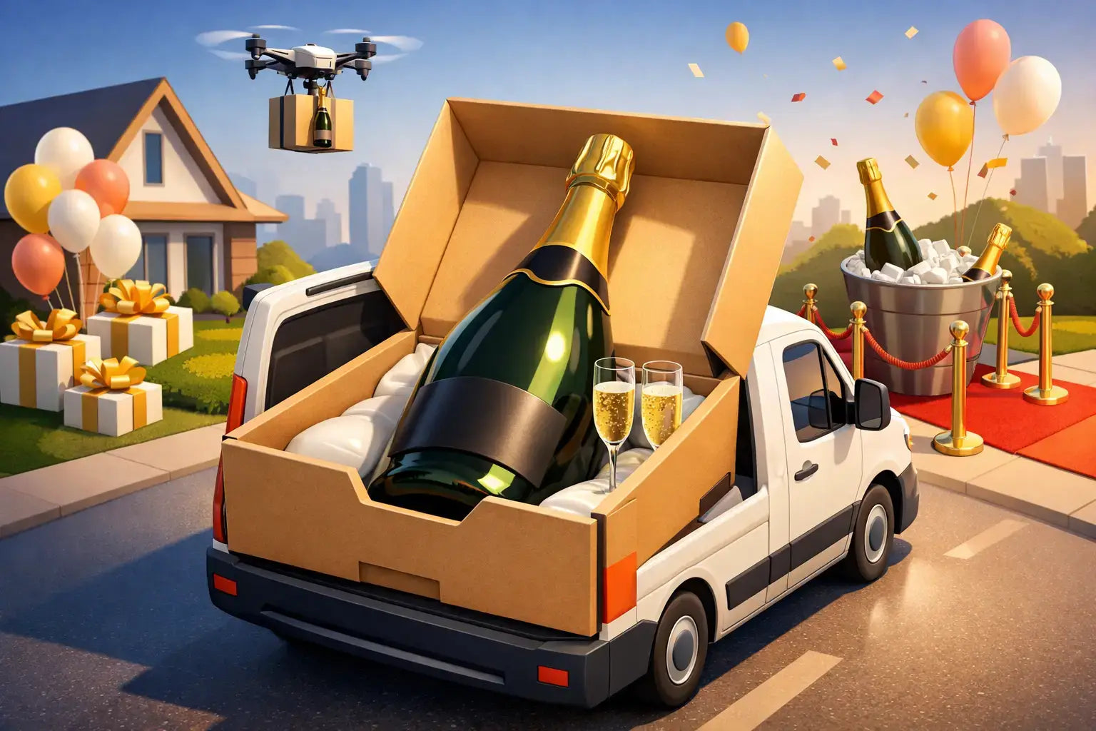 Magnum Champagne Delivery for Big Moments