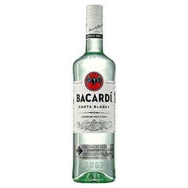 Bacardi Carta Blanca white rum for summer cocktails