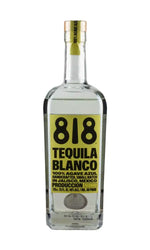 818 Blanco Tequila 70cl – clear, smooth tequila in a sleek bottle, highlighting fresh agave and citrus character.