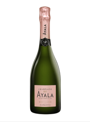 Ayala champagne bottle on a white background