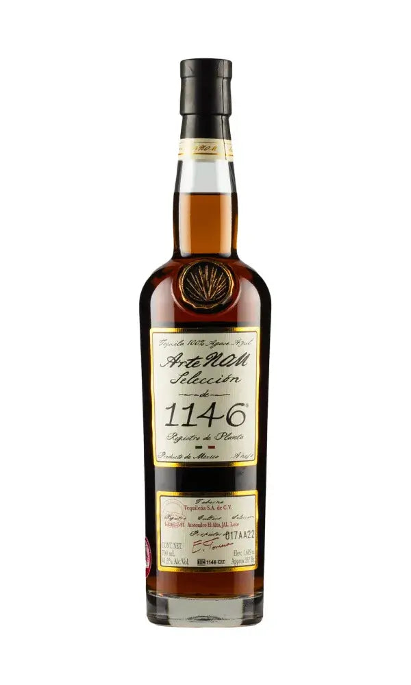 ArteNOM Selección de 1146 Añejo Tequila 70cl – elegant bottle of aged tequila, with rich caramel, vanilla, and oak notes for a premium sipping experience.