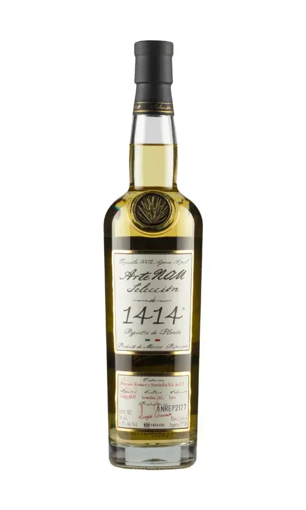 ArteNOM Selección de 1414 Reposado Tequila 70cl – elegant bottle of aged reposado tequila, with smooth caramel, vanilla, and oak flavors.