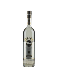 Beluga noble vodka bottle 70cl on a white background