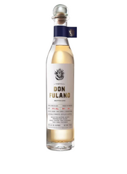 Bottle of Don Fulano tequila on a white background
