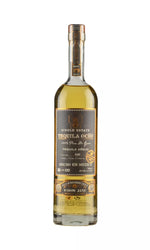 Bottle of Ocho Widow Jane Barrel Select Añejo – golden amber tequila in a tall bottle, featuring a custom label and bourbon-barrel finish.