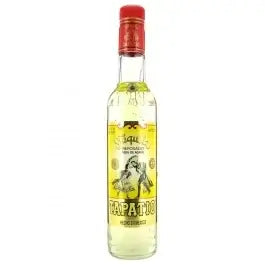 Bottle of Tapatio Reposado Tequila 50cl – pale golden tequila in a clear bottle with a red-accented label, aged in oak barrels.