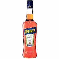 Aperol Spritz 70cl bottle, bright orange Italian aperitif, cocktail ingredient.