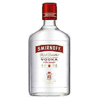 Smirnoff Red Label Vodka 35cl bottle, triple distilled smooth vodka, available for delivery in London and UK.