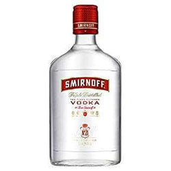 Smirnoff Red Label Vodka 35cl bottle, triple distilled smooth vodka, available for delivery in London and UK.