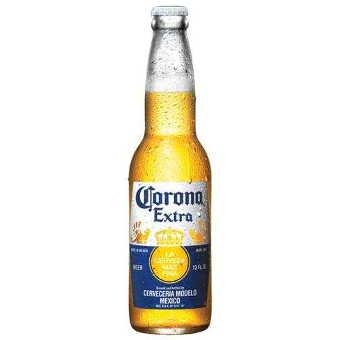Corona Beer bottle 330ml, available in packs of 4, 12, or 24, delivery in London and UK.