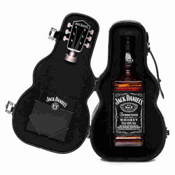 Jack Daniels Old No.7 Tennessee Whiskey Guitar Gift Pack, 70cl bottle, guitar-shaped case.