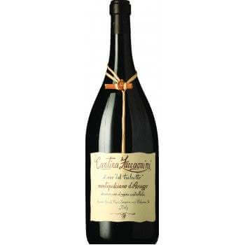 Cantina Zaccagnini wine bottle with label and ribbon, 75cl, Italy.