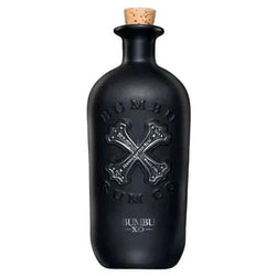 Bumbu XO Rum 70cl bottle with a cork top and embossed logo, premium rum.