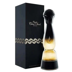 Clase Azul Gold Edition Tequila bottle and box, premium blend with rich flavors.