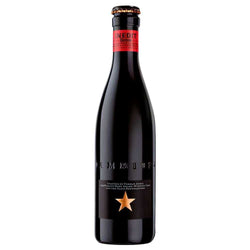 Damm Inedit Beer bottle, malt and wheat brew with spices, crafted by Ferran Adria, product of Spain.