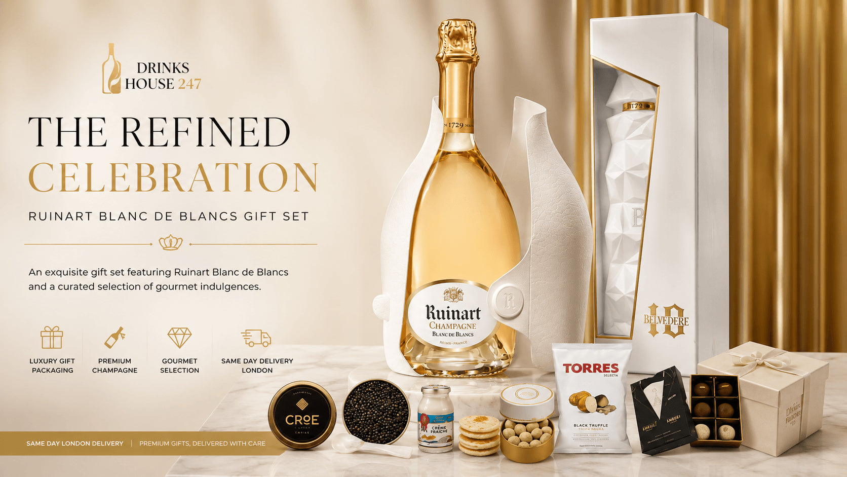 Ruinart CHampagne & Caviar 