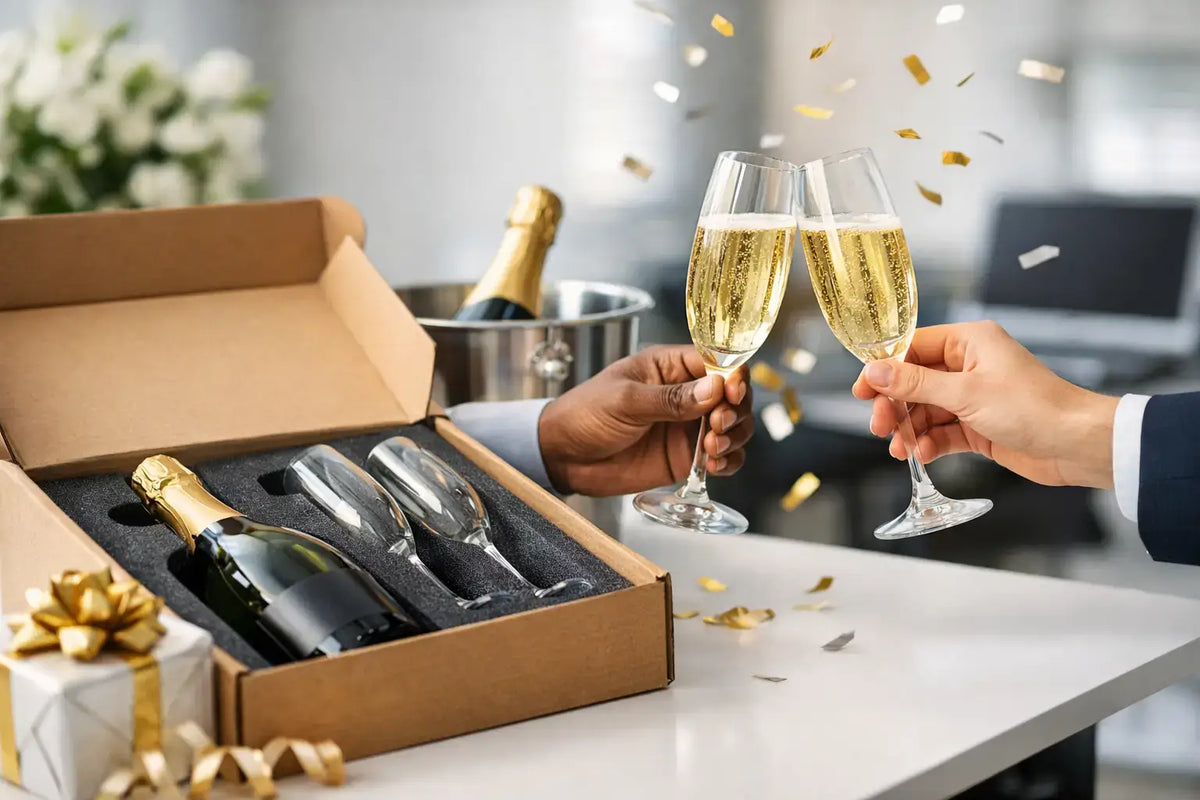 Congratulations Champagne Delivery That Lands Well