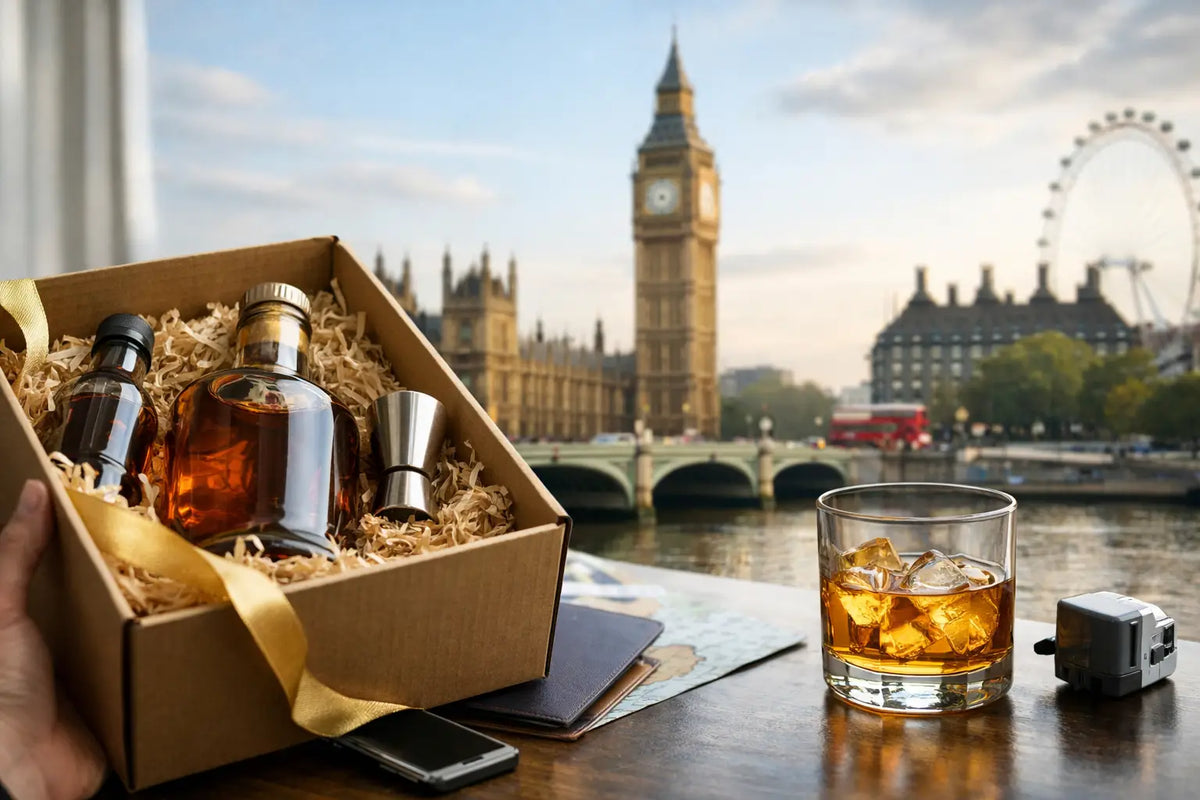 How to Send a Drink Gift to London from Abroad