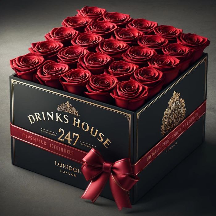 20 Red Roses Flower Box