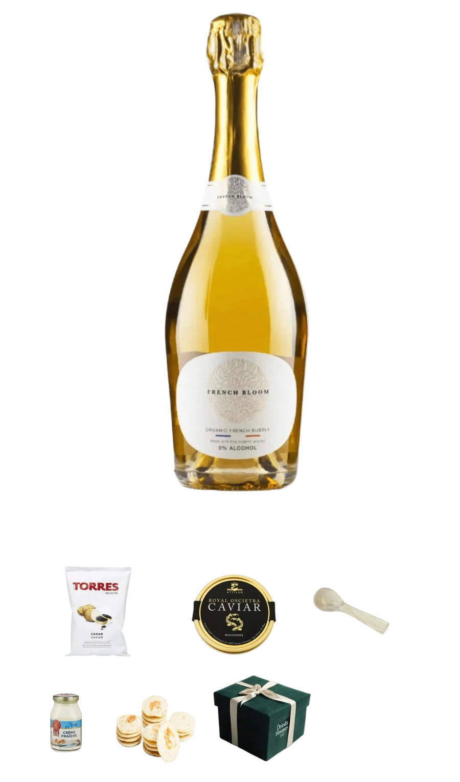 The Caviar & Champagne Hamper (Alcohol-Free)
