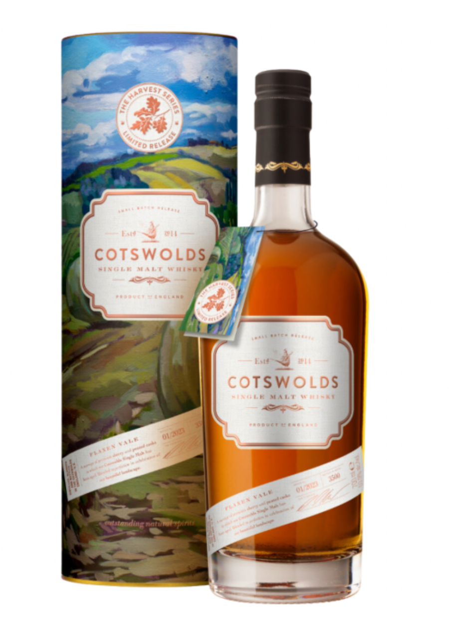 COTSWOLDS FLAXEN VALE SINGLE MALT WHISKY 70cl