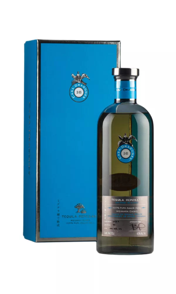 Casa Dragones Reposado Tequila 70cl – sleek, elegant bottle representing refined craftsmanship and smooth oak-aged character.