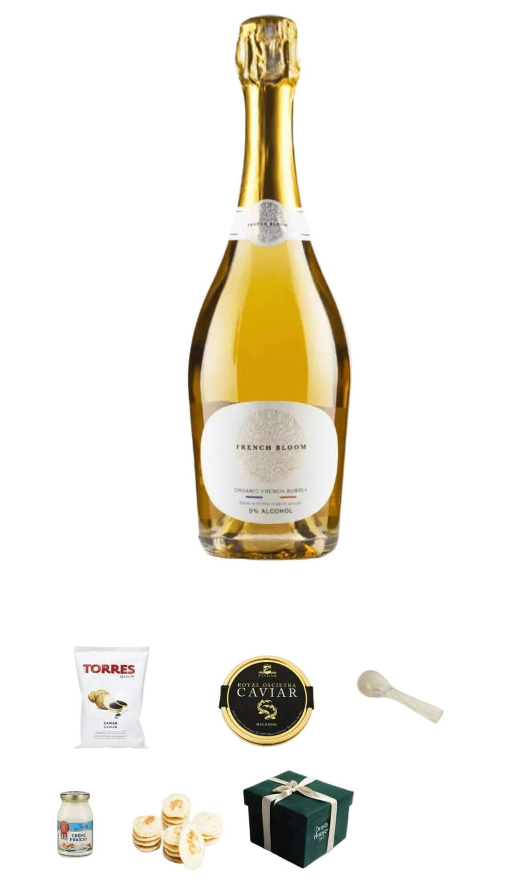 The Caviar & Champagne Hamper (Alcohol-Free)