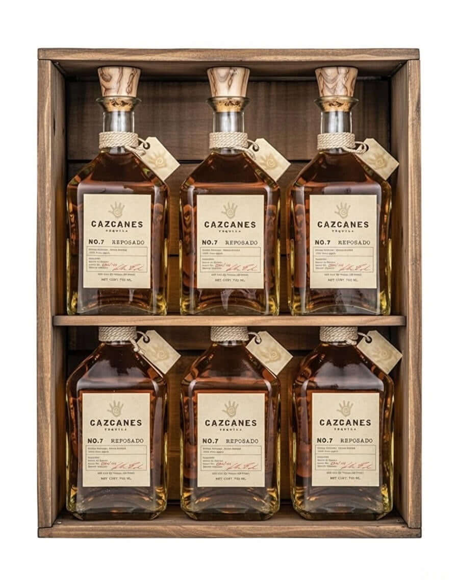 Case of 6 x Cazcanes No.7 Reposado Tequila 75cl