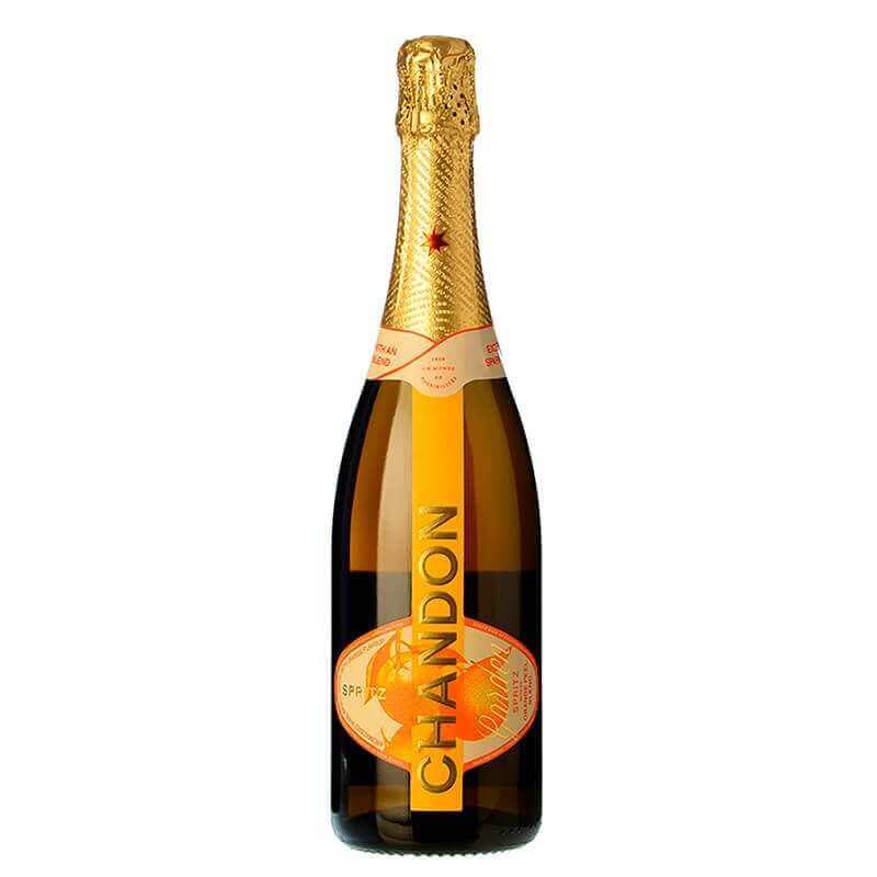 Chandon Garden Spritz 75cl bottle with gold foil and label.