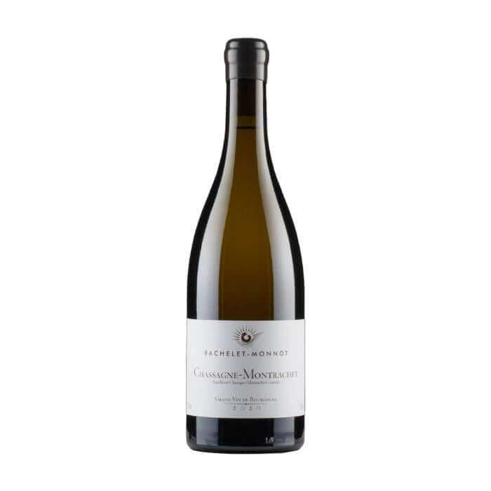 Chassagne-Montrachet Bachelet-Monnot white Burgundy wine bottle