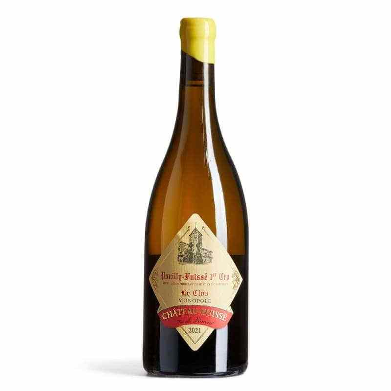 Château Fuissé Le Clos Chardonnay 2021 (75cl) bottle showcasing elegant design for wine gift delivery in the UK.