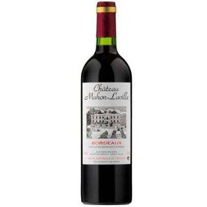 Château Mahon-Laville Bordeaux Supérieur 75cl bottle with label.