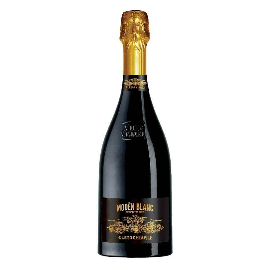 Cleto Chiarli 'Moden Blanc' Pignoletto Modena Brut 75cl bottle, Italian sparkling wine, available for delivery in London and UK.