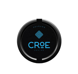 Croe Sevruga Caviar with blue logo 