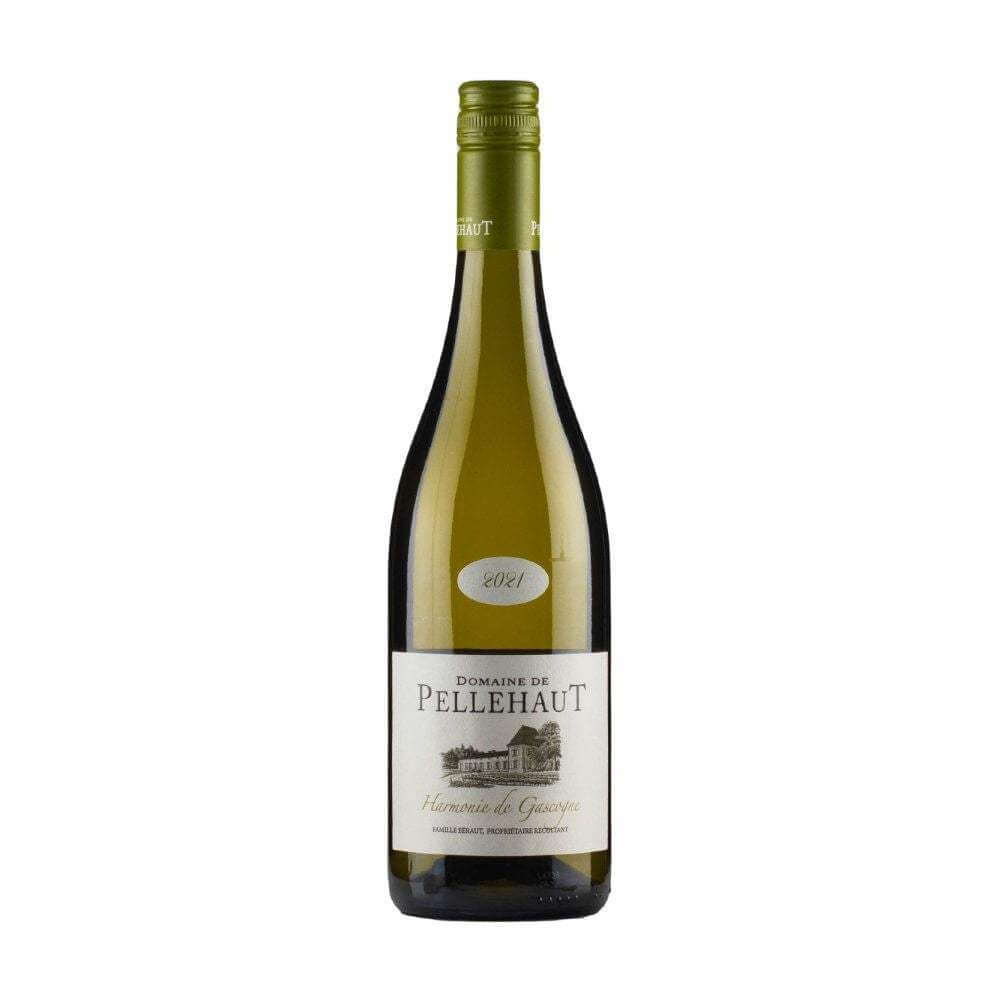 Domaine de Pellehaut Harmonie Blanc 2022 white wine bottle, perfect for wine gift delivery and wine delivery UK.