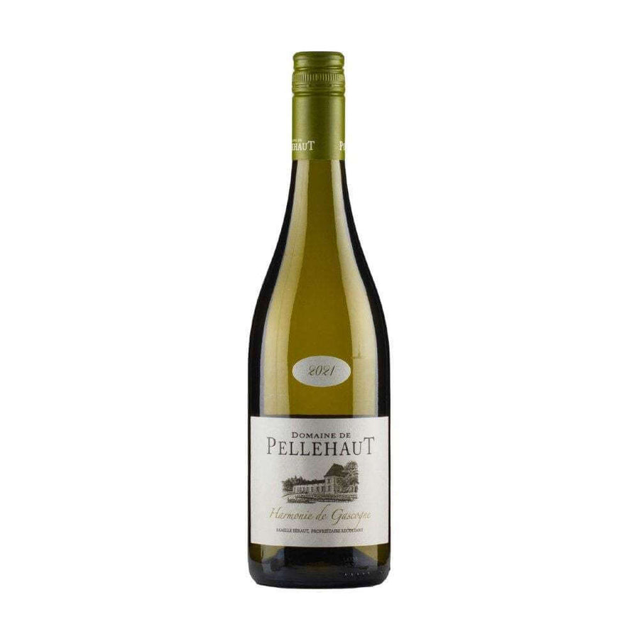Domaine de Pellehaut Harmonie Blanc 2022 white wine bottle, perfect for wine gift delivery and wine delivery UK.