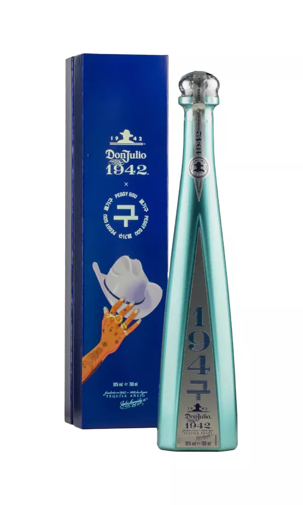 Don Julio 1942 Peggy Gou Limited Edition Añejo Tequila 70cl – sleek, limited-edition bottle with bold, artistic design celebrating creative expression.