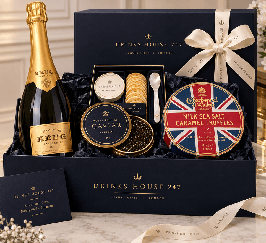 The Krug Grande Cuvée & Caviar Hamper
