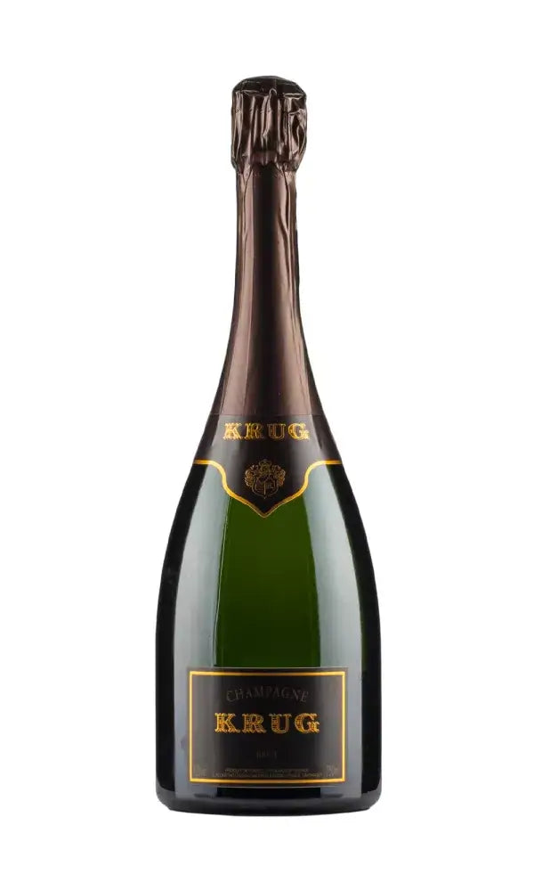 Krug 2002 Champagne bottle – balanced vintage with floral elegance and toasty depth.