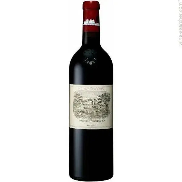 Lafite Rothschild 2021 wine bottle with label, Bordeaux red wine.