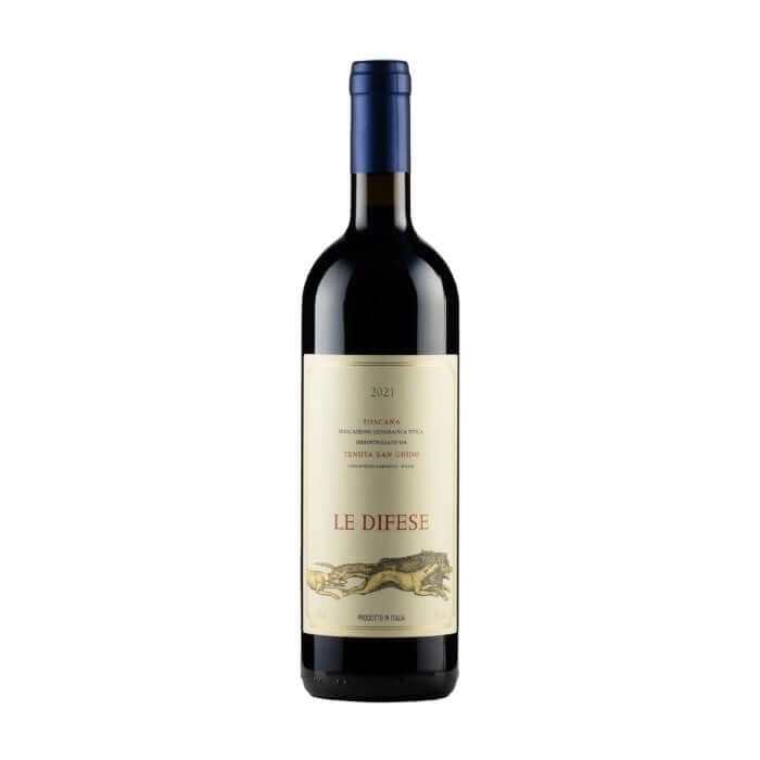 Le Difese Tenuta San Guido 2022 wine bottle, premium Italian wine, perfect for wine delivery and gifts in the UK.