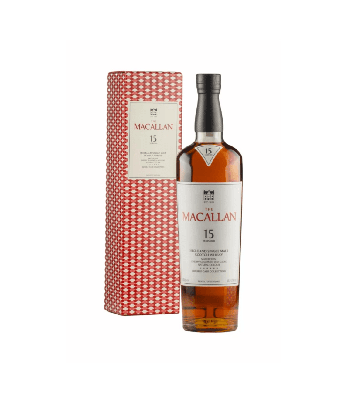 Macallan 15 Year Old Double Cask single malt whisky 70cl, included in The Malt Collector's Hamper