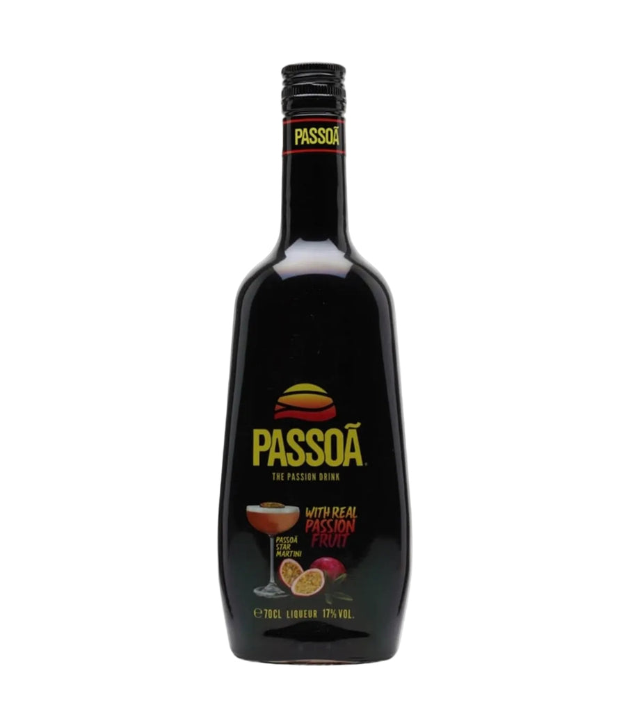 Bottle of Passoa Passion Fruit Liqueur 70cl, the liqueur behind the Passion Star Martini
