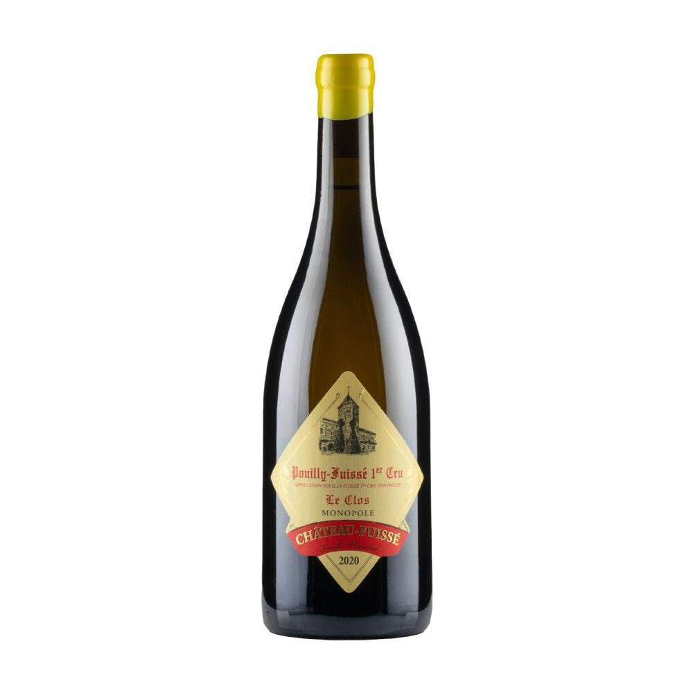 Pouilly Fuisse Le Clos Chateau Fuisse 2020 vintage wine bottle for online wine delivery in the UK.