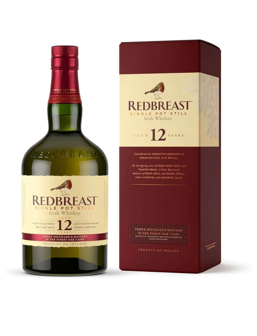 Redbreast 12 Year Old Irish Single Pot Still Whiskey 70cl