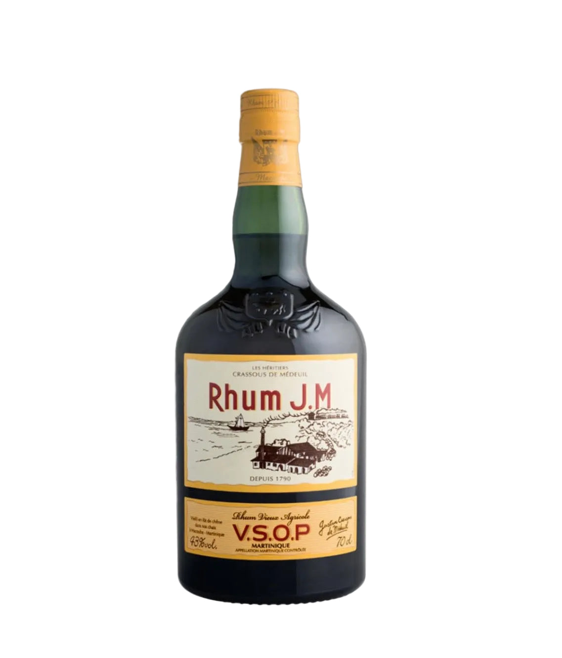 A bottle of Rhum J.M.