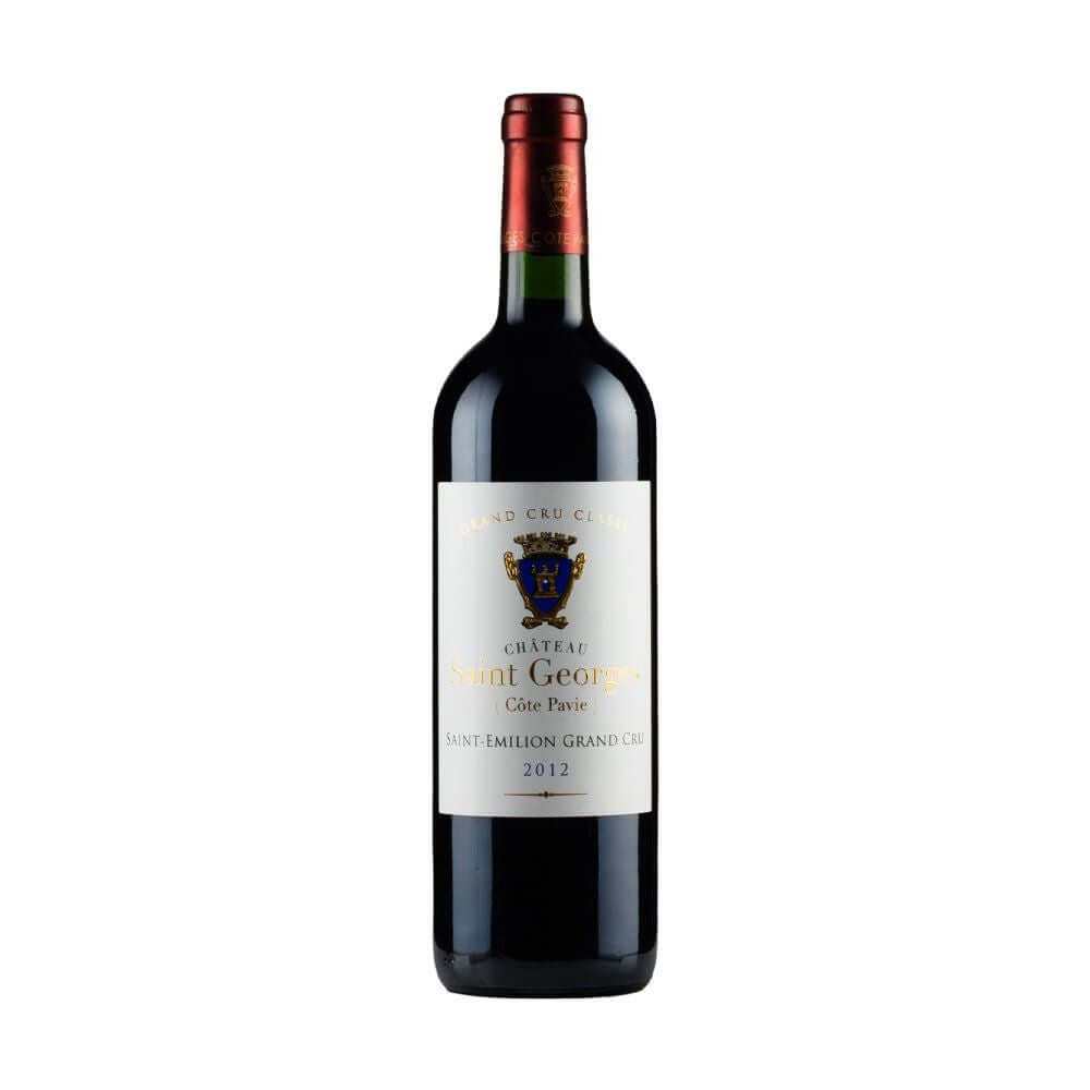 Bottle of Saint Georges Cote Pavie 2012 wine, perfect for wine delivery UK and alcohol gift delivery.