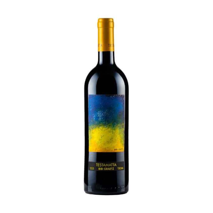 Testamatta Bibi Graetz 2013 wine bottle showcasing vibrant label design, ideal for wine delivery in the UK and gifting.