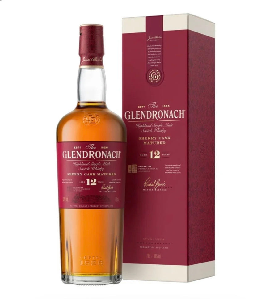 The GlenDronach Original 12 Year Old Single Malt Whisky 70cl